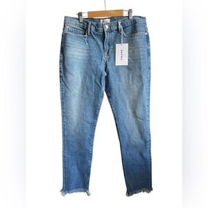 Frame Denim Le Skinny De Jeanne Crop Sz 32